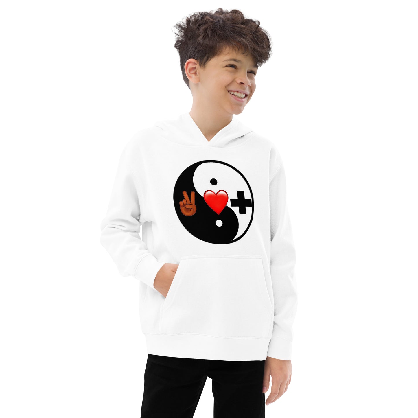 Kids Fleece Hoodie (YIN)