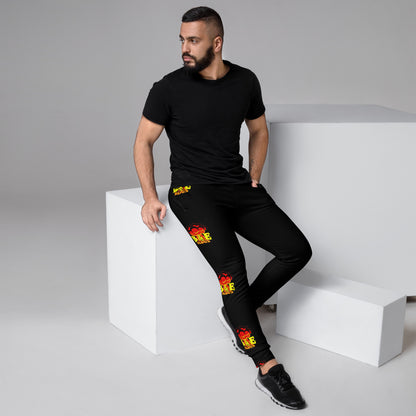 Men's Joggers (BOOM)(BLACK)