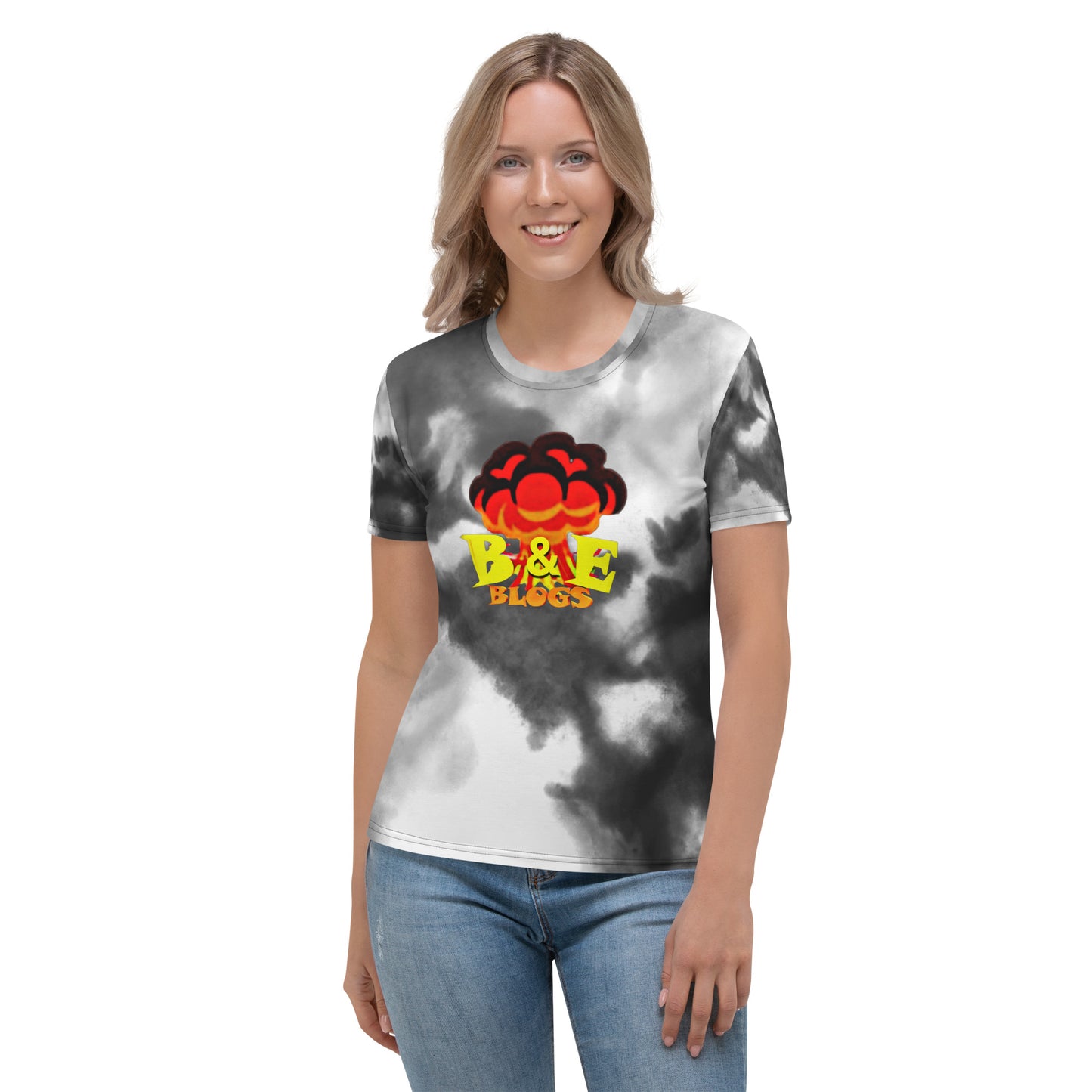 Women's T-shirt (BOOM)(TIE DIE)