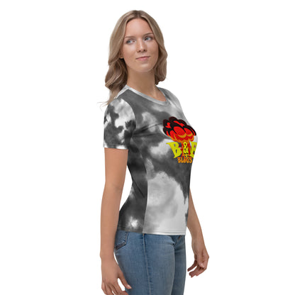 Women's T-shirt (BOOM)(TIE DIE)