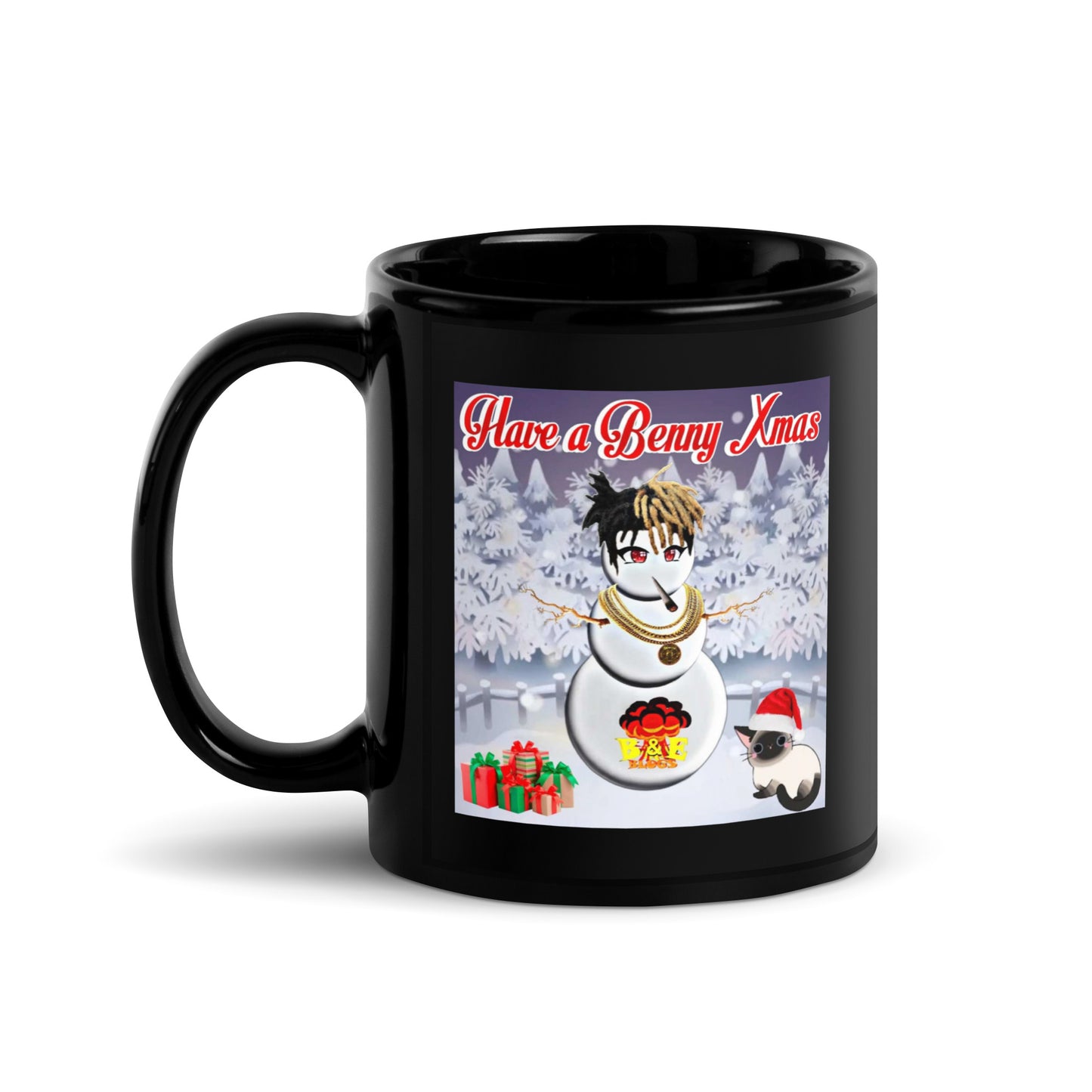 Black Glossy Mug (XMAS)