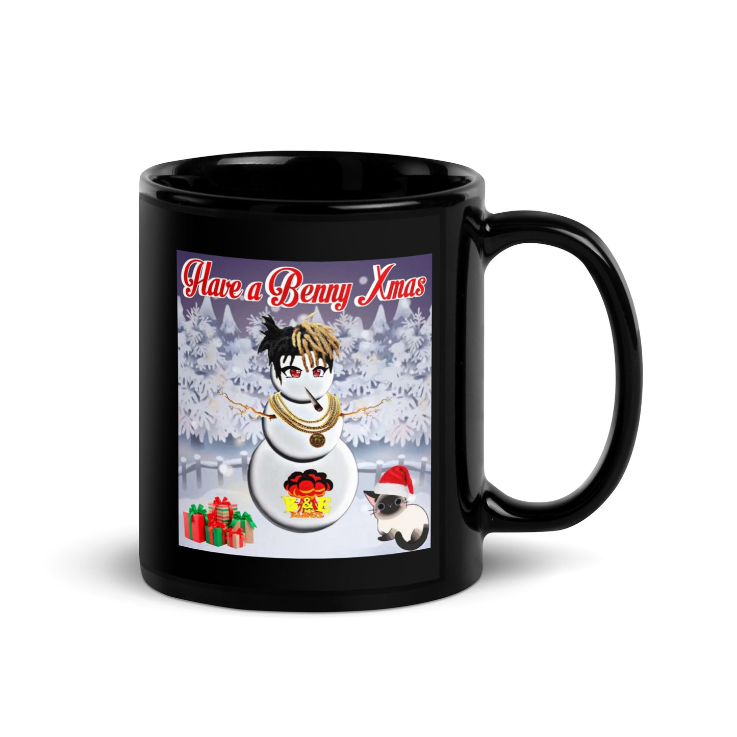 Black Glossy Mug (XMAS)