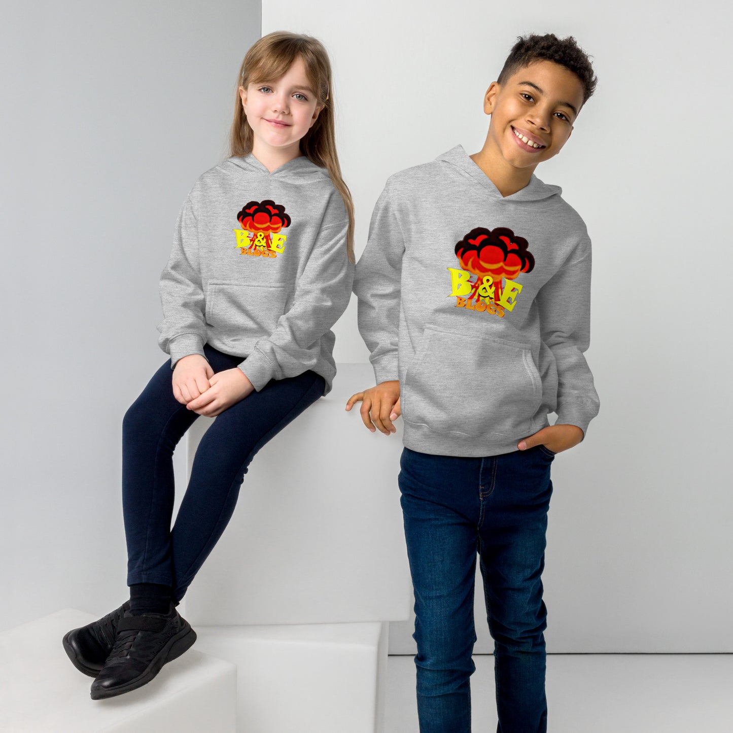 Kids Fleece Hoodie (BOOM)