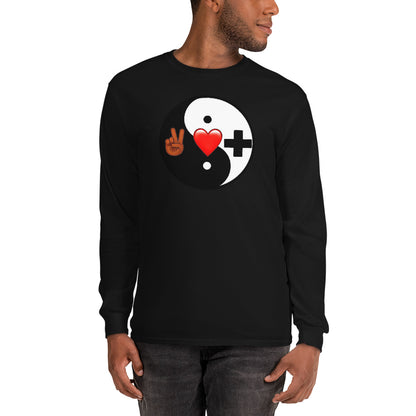 Men’s Long Sleeve Shirt (YIN)