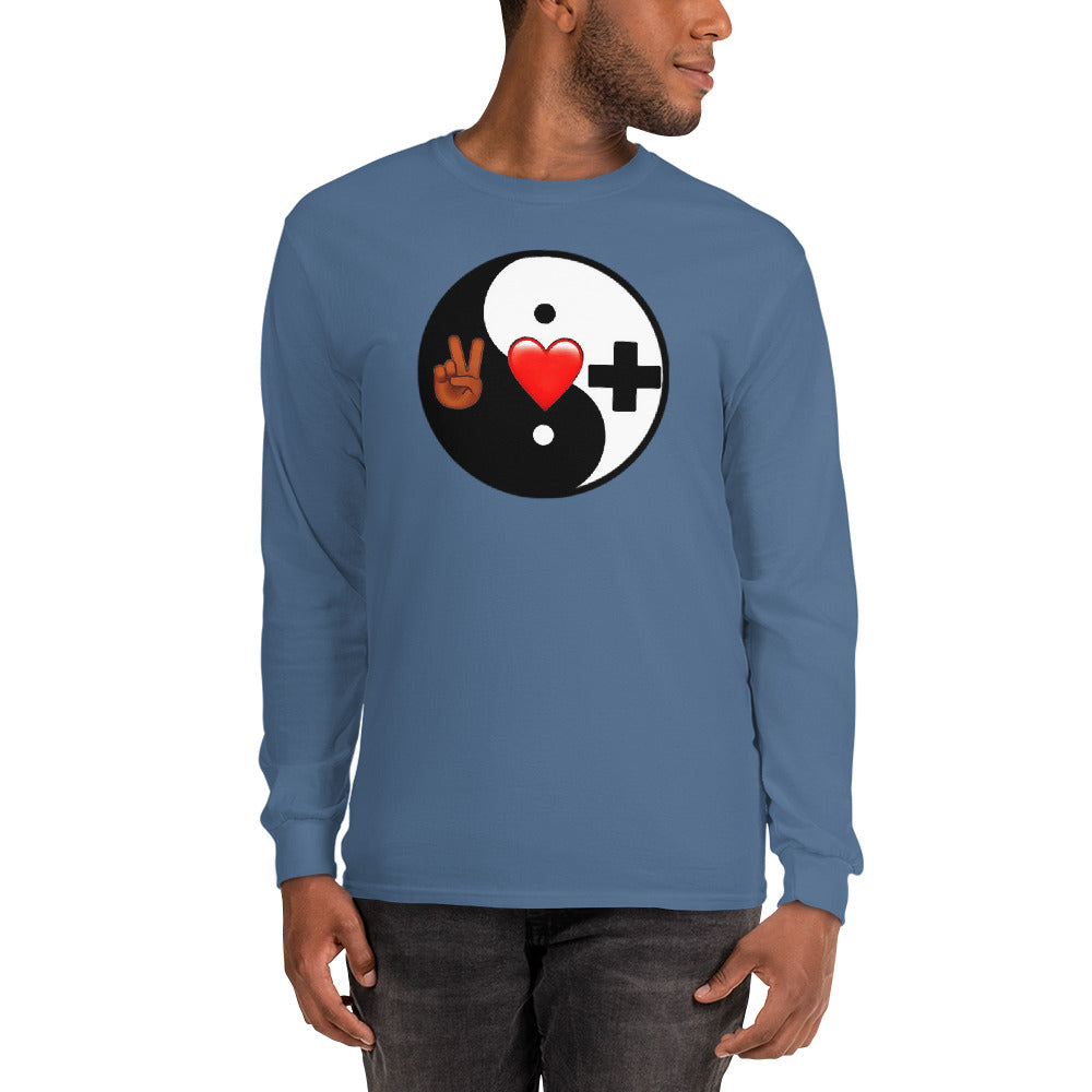 Men’s Long Sleeve Shirt (YIN)