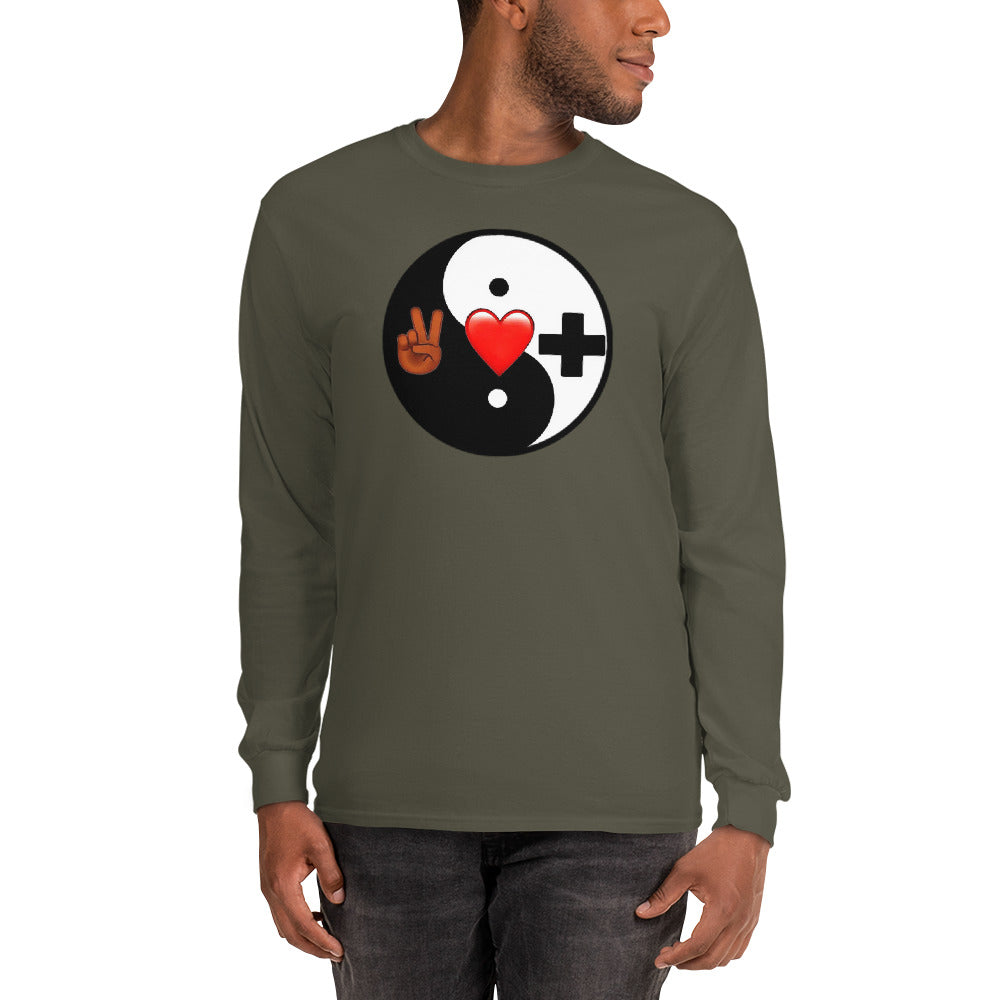 Men’s Long Sleeve Shirt (YIN)