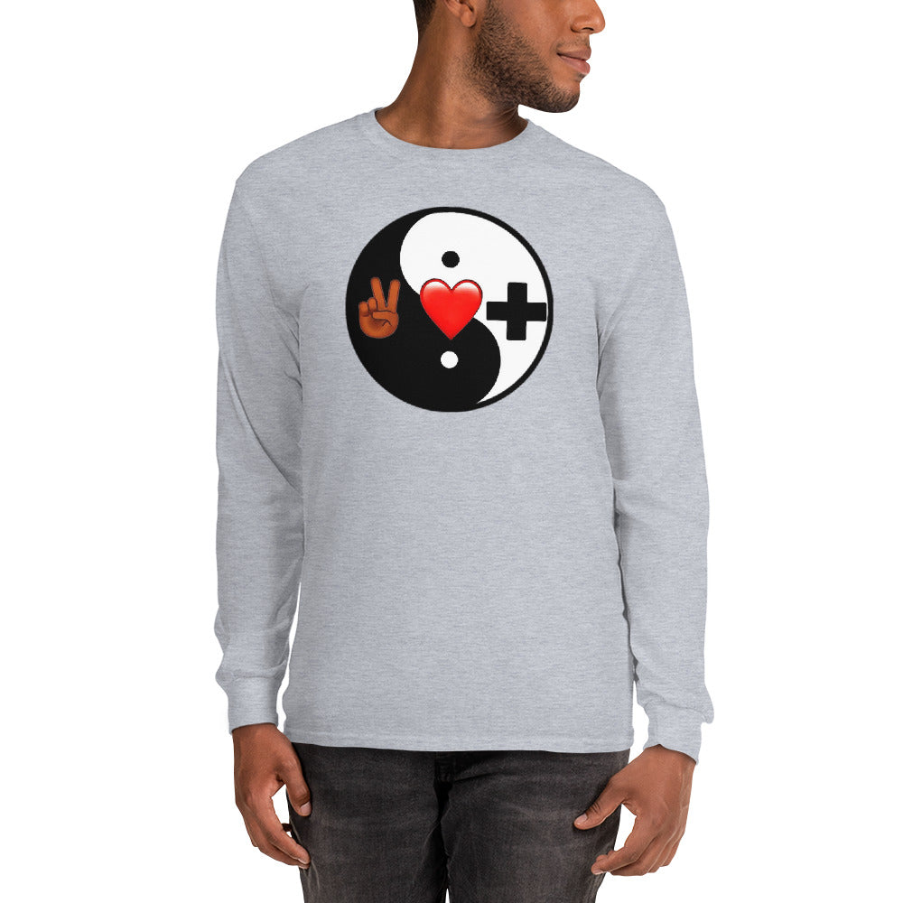 Men’s Long Sleeve Shirt (YIN)