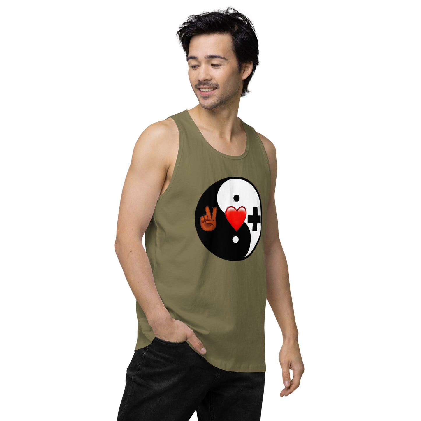 Men’s Premium Tank Top (YIN)