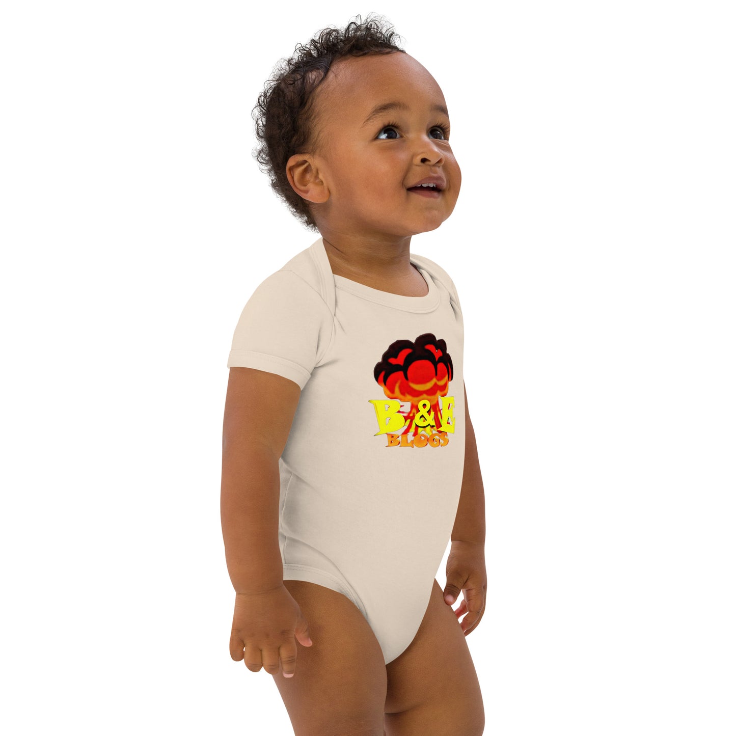 Organic Cotton Baby Bodysuit (BOOM)