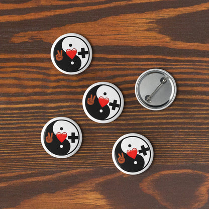 Set of Pin Buttons (YIN)