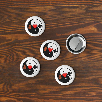 Set of Pin Buttons (YIN)