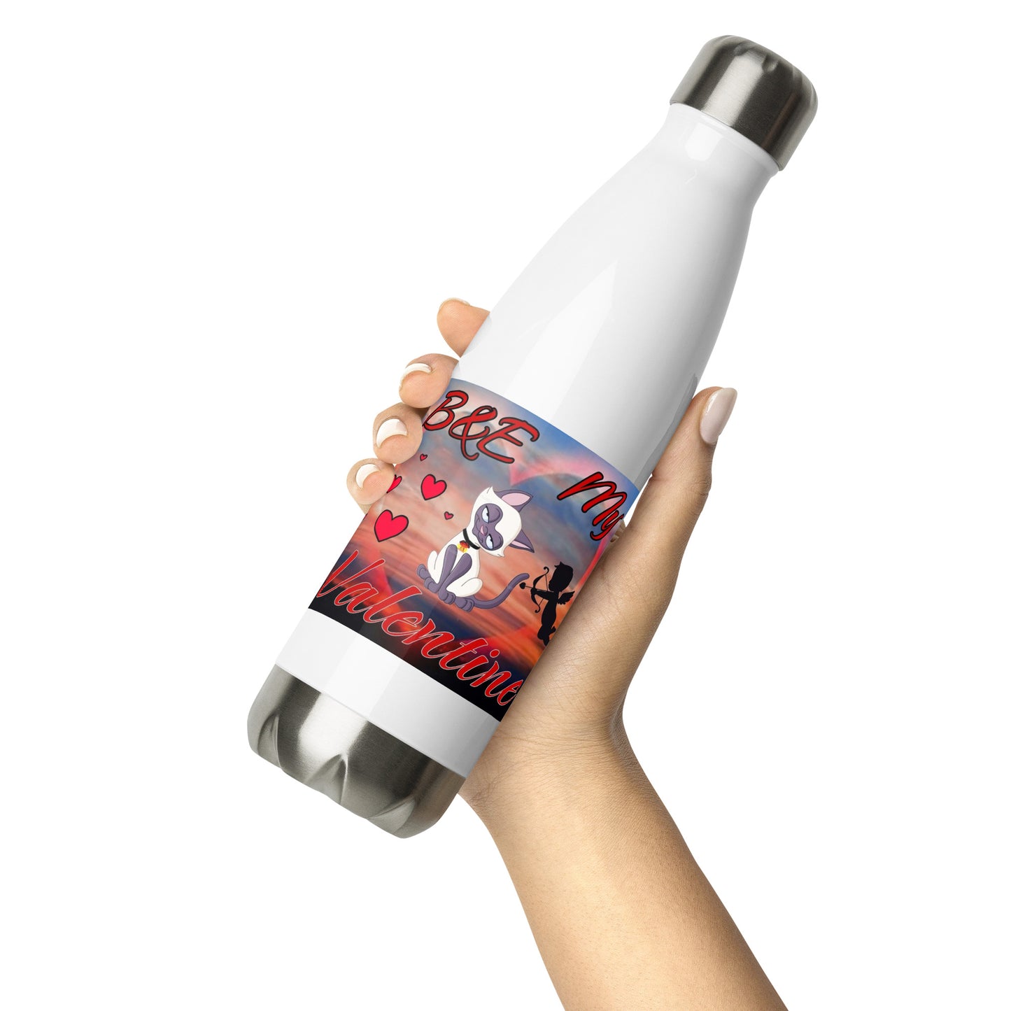 Stainless Steel Water Bottle (VALENTINE)