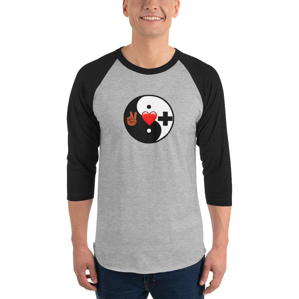 3/4 Sleeve Raglan Shirt (YIN)