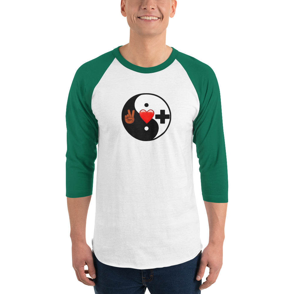 3/4 Sleeve Raglan Shirt (YIN)