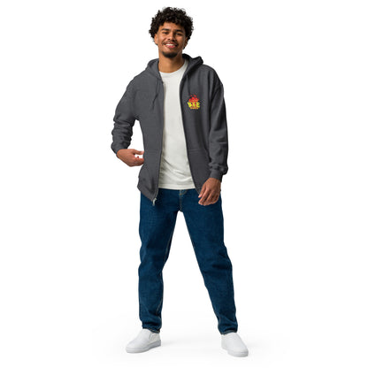 Unisex Heavy Blend Zip Hoodie (BOOM)