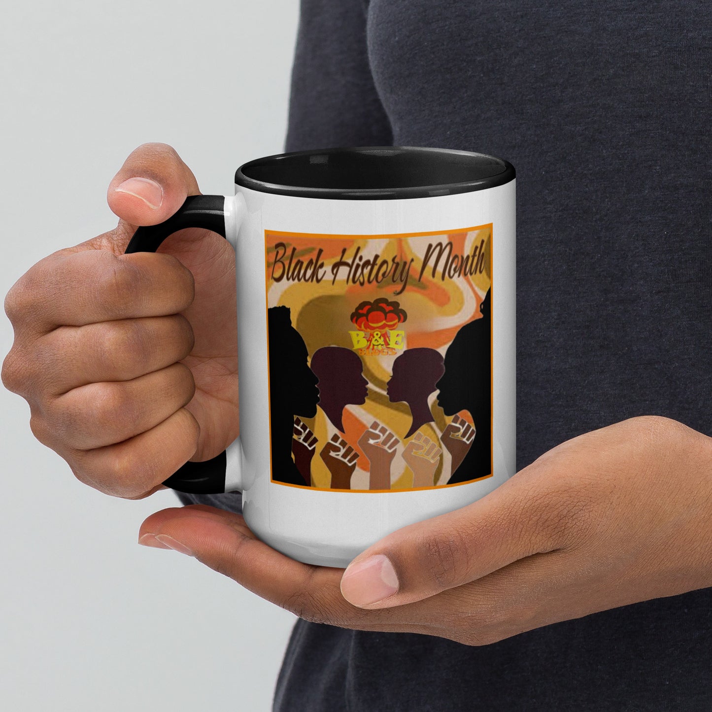 Mug with Color Inside (Black History Month - S)