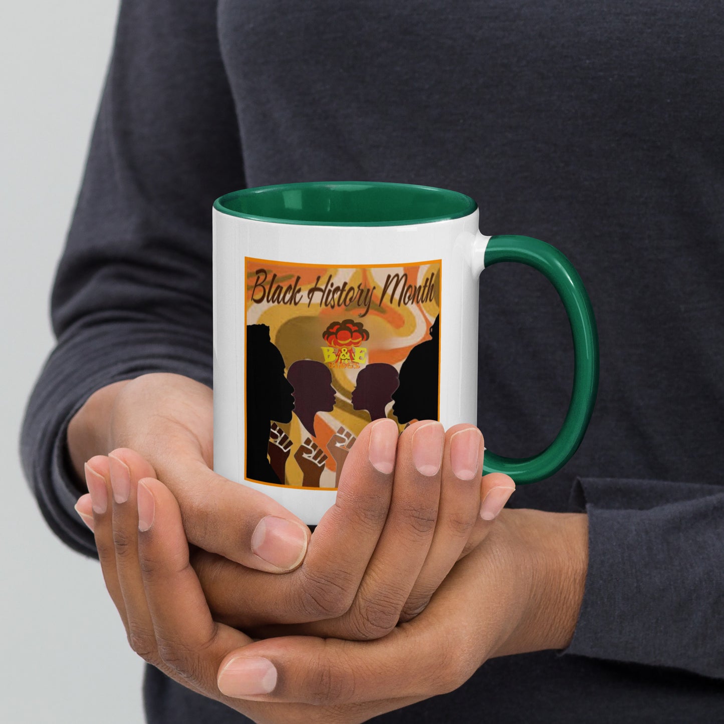 Mug with Color Inside (Black History Month - S)