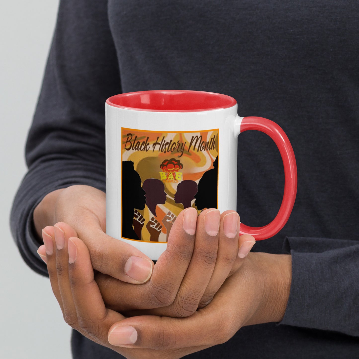 Mug with Color Inside (Black History Month - S)
