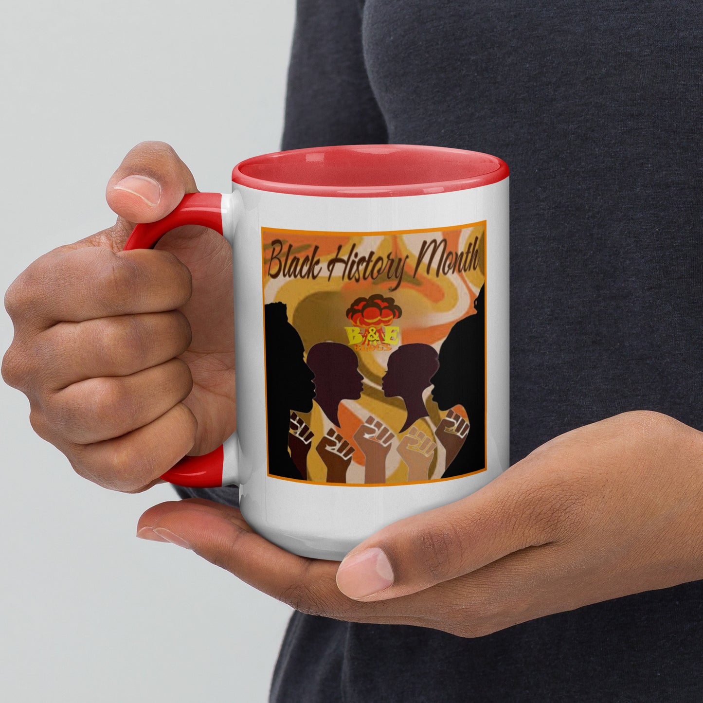 Mug with Color Inside (Black History Month - S)