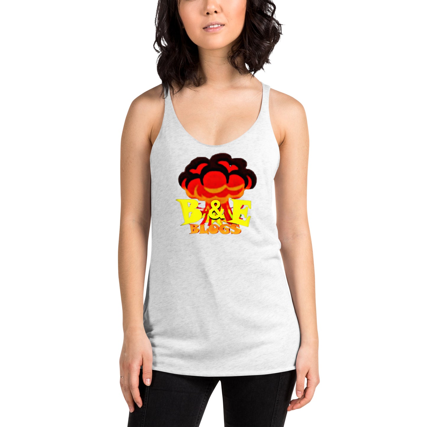 Women's Racerback Tank (BOOM)