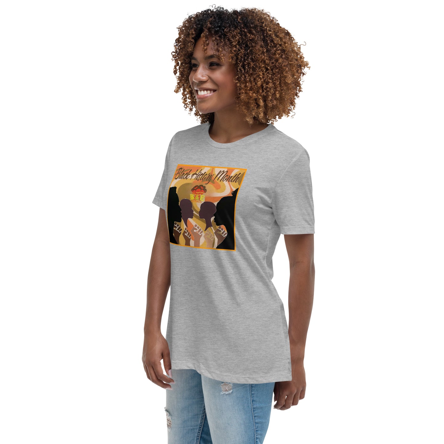 Women's Relaxed T-Shirt (Black History Month - S)