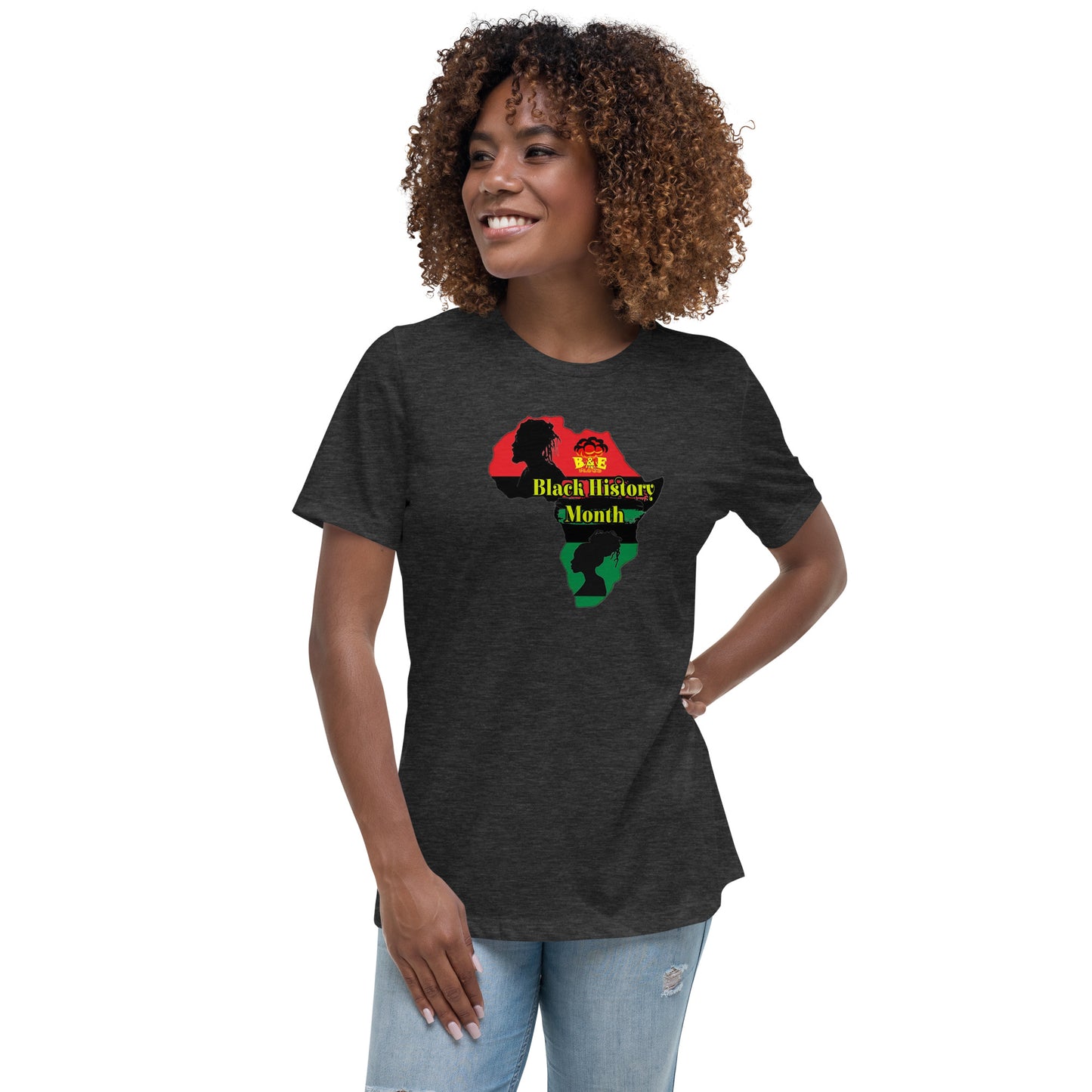 Women's Relaxed T-Shirt (Black History Month - C)