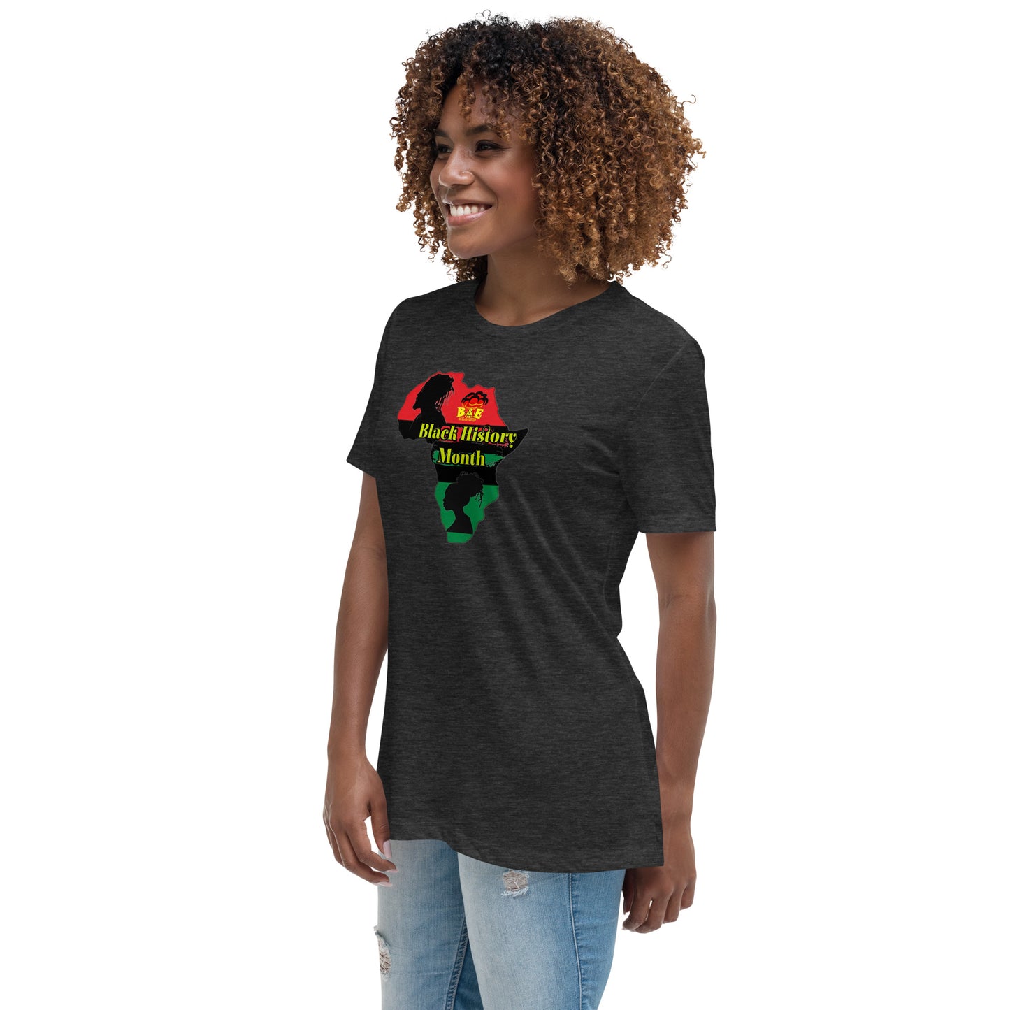 Women's Relaxed T-Shirt (Black History Month - C)