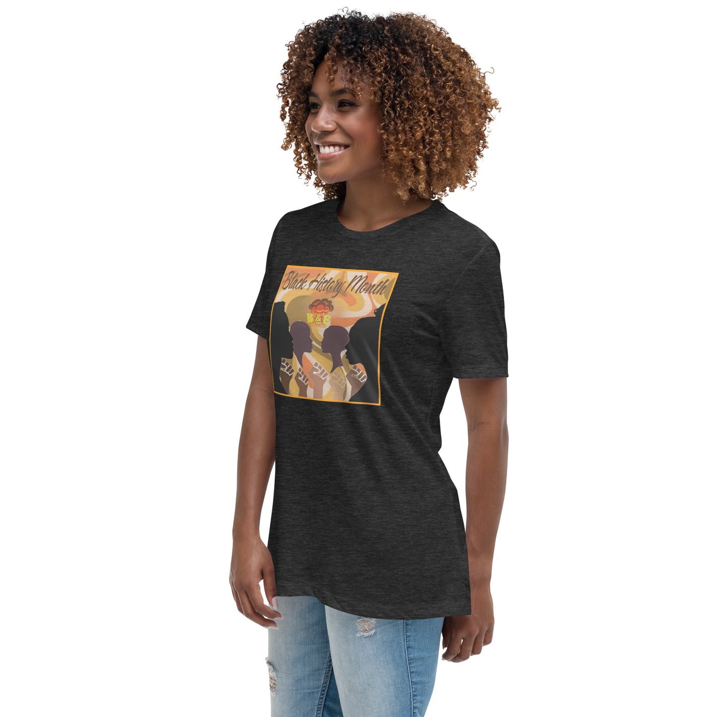 Women's Relaxed T-Shirt (Black History Month - S)