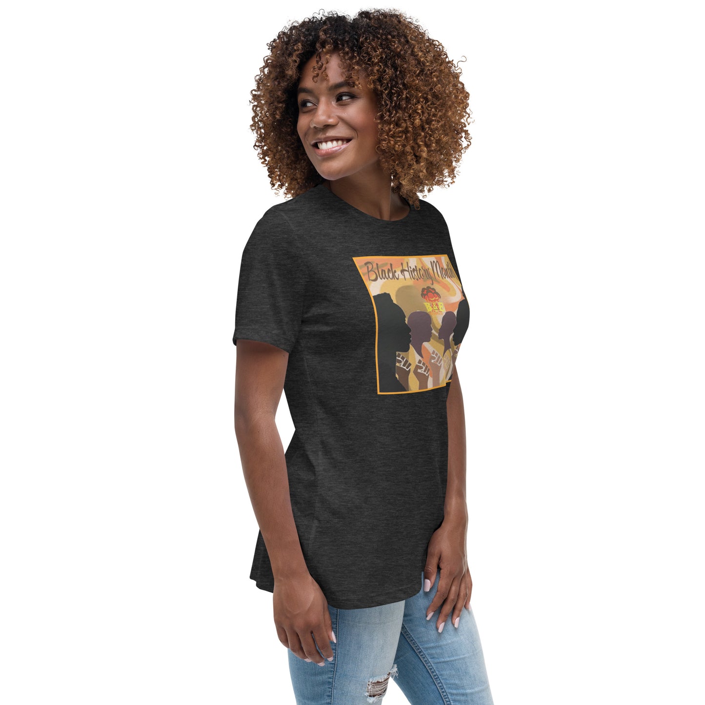 Women's Relaxed T-Shirt (Black History Month - S)