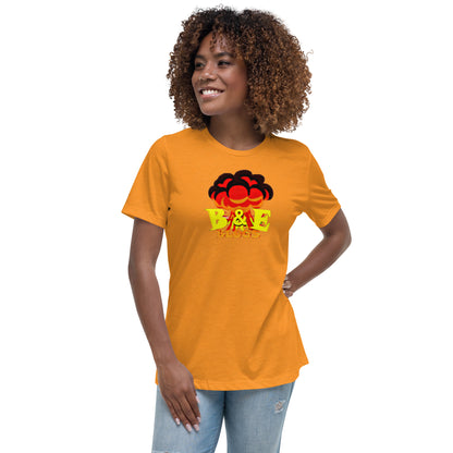 Women's Relaxed T-Shirt (BOOM)