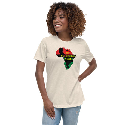 Women's Relaxed T-Shirt (Black History Month - C)