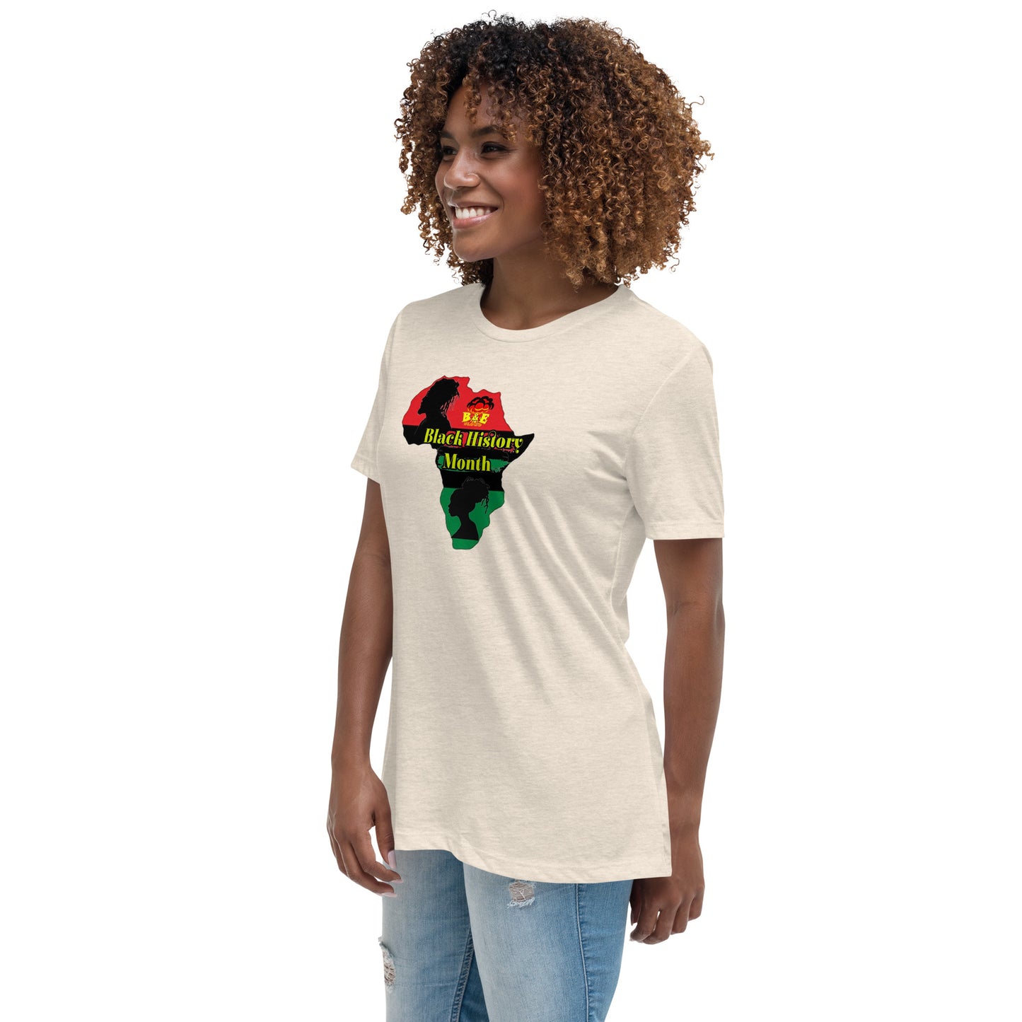 Women's Relaxed T-Shirt (Black History Month - C)