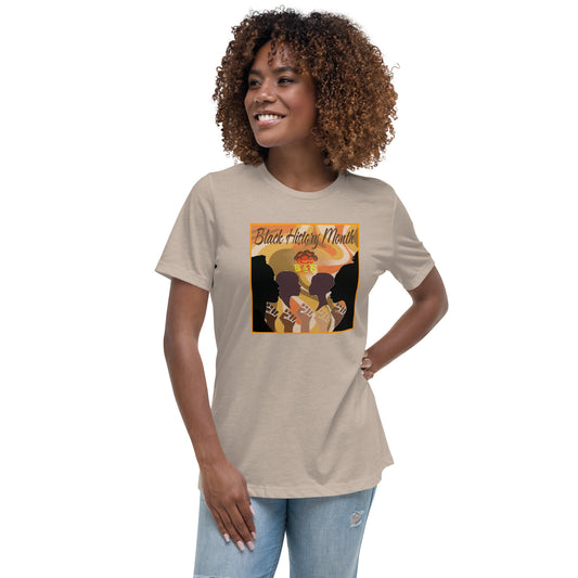 Women's Relaxed T-Shirt (Black History Month - S)