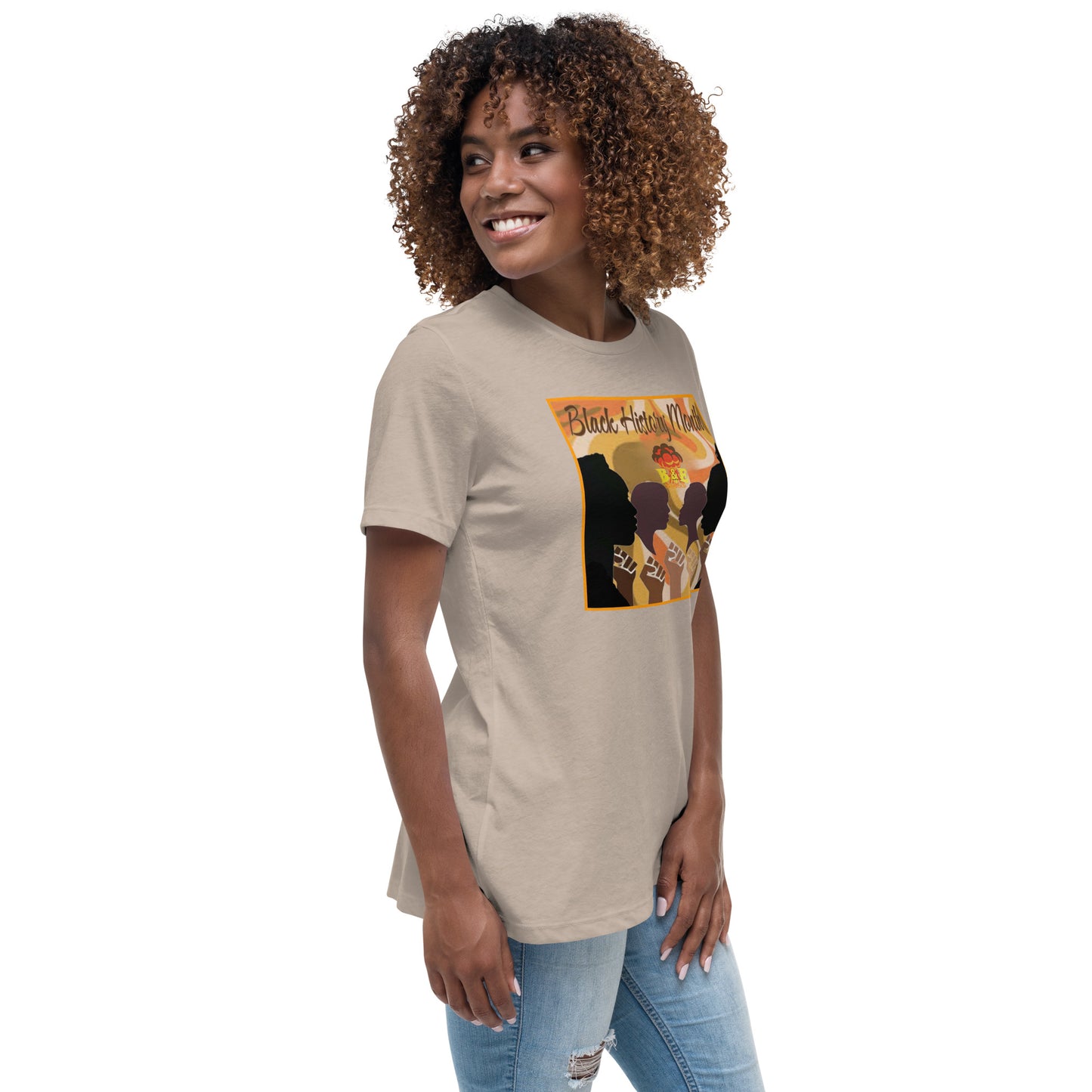 Women's Relaxed T-Shirt (Black History Month - S)