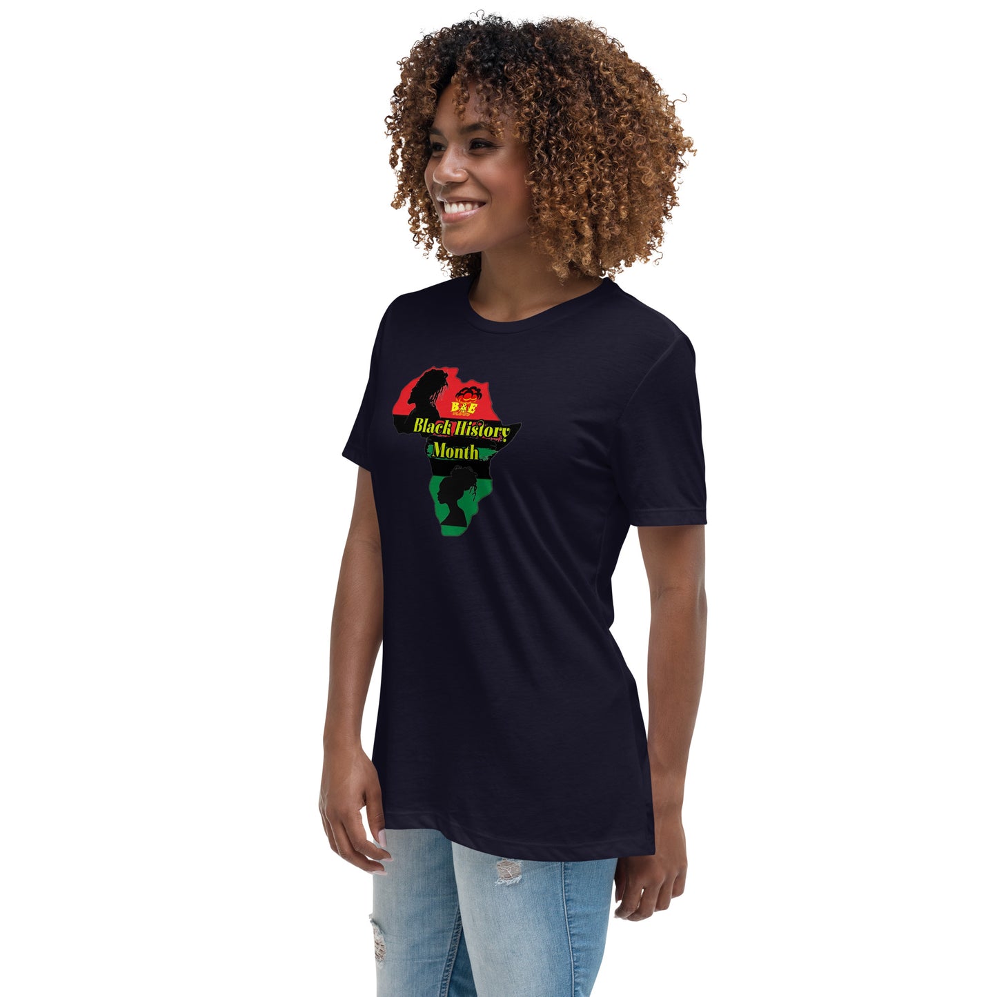 Women's Relaxed T-Shirt (Black History Month - C)