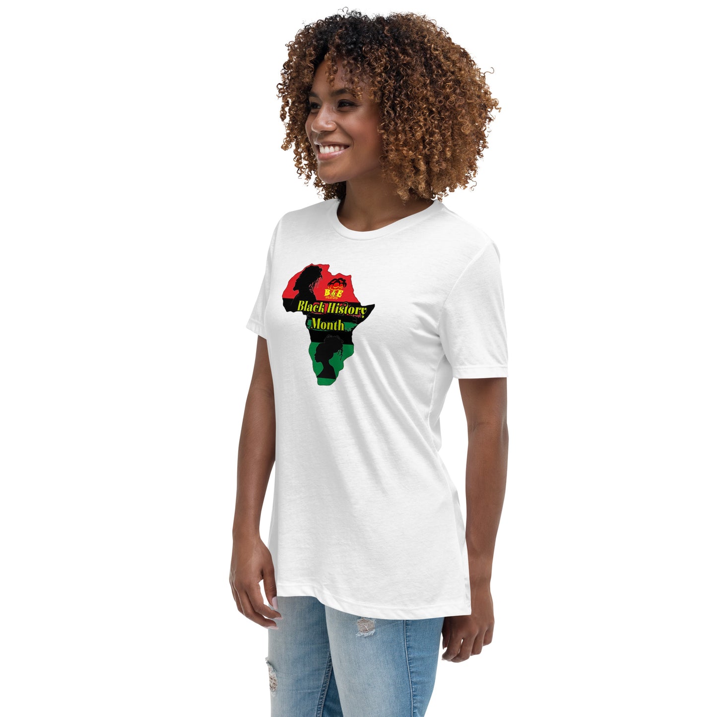 Women's Relaxed T-Shirt (Black History Month - C)